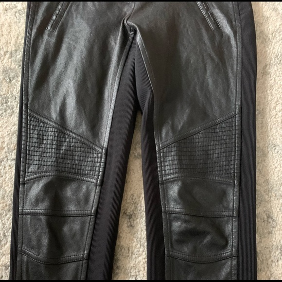 BCBGMAXAZRIA leather leggings - Picture 3 of 5